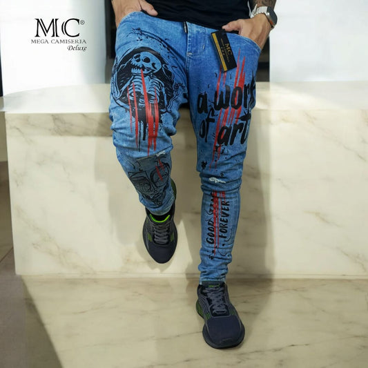 Jean Skinny Art